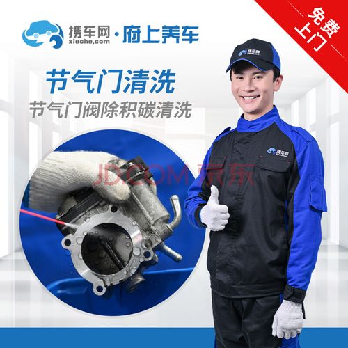 携车网府上养车 节气门清洗除积碳 上门汽车养护服务保养维修 上门